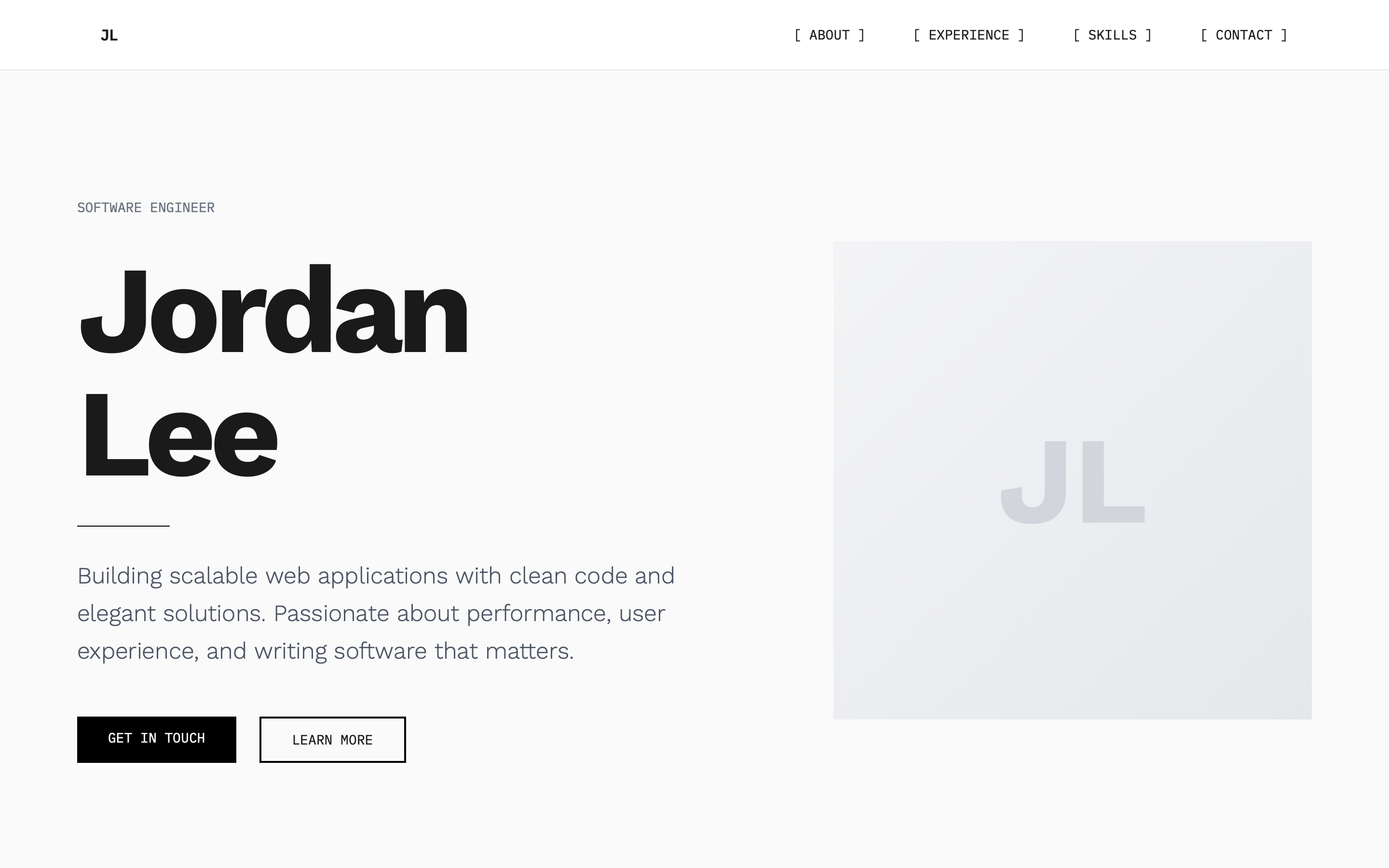 Jordan Lee - Software Engineer